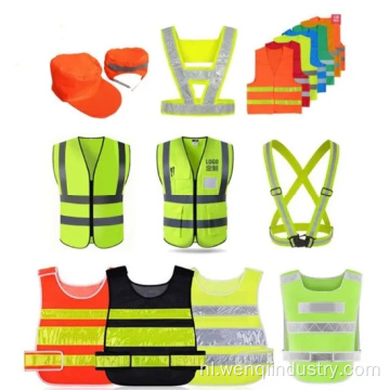 Running Reflective Vest Gear Aangepast logo